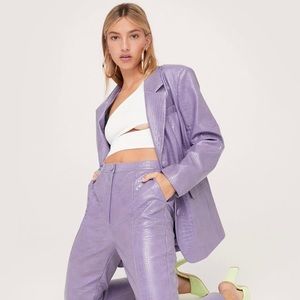 Nasty Gal Faux Leather Croc Embossed Bundle